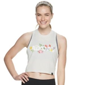 ADIDAS FLORAL CROP TANK